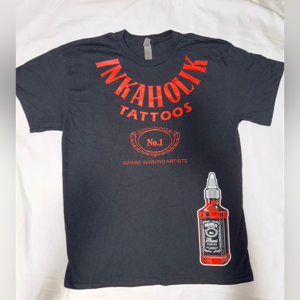SOLD-NWOT inkaholik tatto shirt size L - Picture 6 of 8